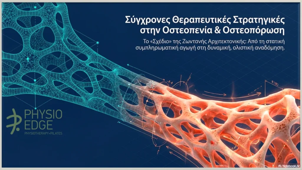 Σύγχρονες θεραπευτικές στρατηγικές στην οστεοπενία και οστεοπόρωση - Δυναμική αρχιτεκτονική του οστού Physio Edge