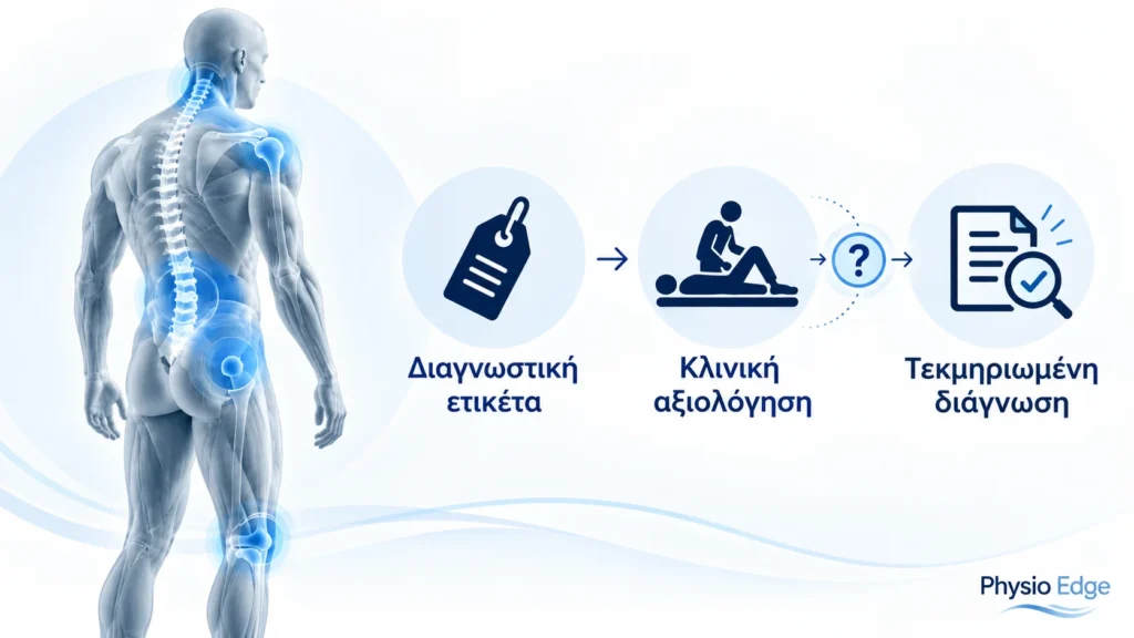 Διαγνωστικές ετικέτες και μυοσκελετικός πόνος: από την κλινική αξιολόγηση στην τεκμηριωμένη διάγνωση.